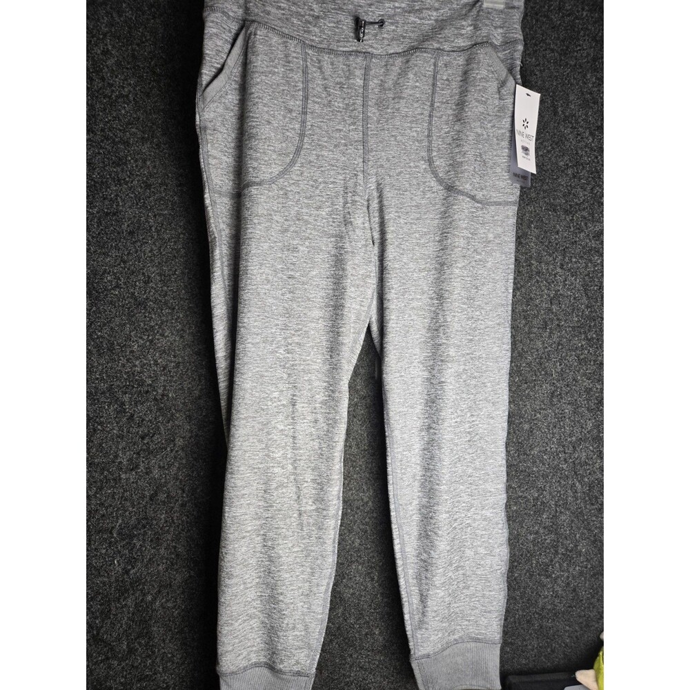 Nine West Heather Grey Active Joggers size xl